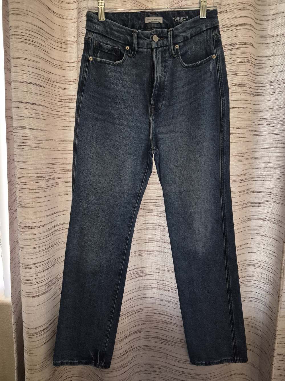 Good American Super High-Rise Straight Jeans